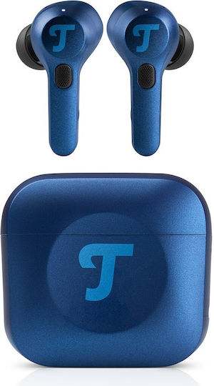 Teufel Airy TWS Pro In-ear Bluetooth Handsfree Ακουστικά με Αντοχή στον Ιδρώτα και Θήκη Φόρτισης Μπλε