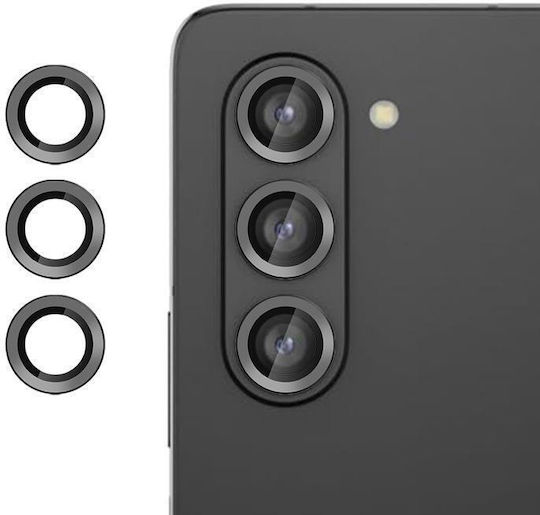 Kalebol Προστασία Κάμερας Tempered Glass Μαύρο για το Samsung Galaxy Z Fold5