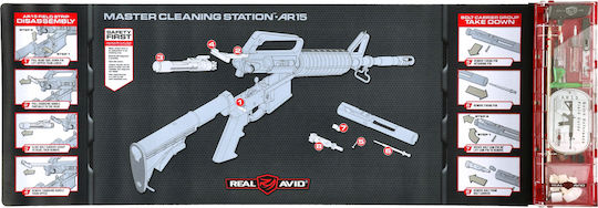 Real Avid Gunsmithing Mat Master Stație De Curățare Set De Unelte Ar-15 Avmcs-ar