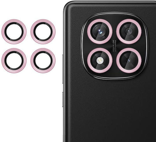 Kalebol Προστασία Κάμερας Tempered Glass Ροζ για το Redmi Note 14 Pro 4G