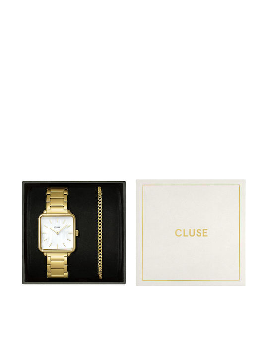 Gift Box La Tétragone Watch Steel White Pearl +...