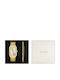 Gift Box Fluette Watch Steel + Double Chain Bracelet Full Gold Color
