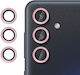 Kalebol Camera Protection Tempered Glass Pink for the Samsung Galaxy M55