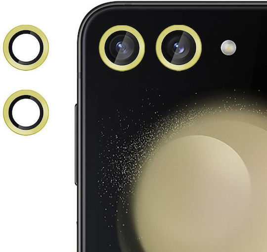 Kalebol Προστασία Κάμερας Tempered Glass Χρυσό για το Samsung Galaxy Z Flip5