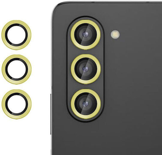 Kalebol Camera Protection Tempered Glass Gold for the Samsung Galaxy Z Fold5