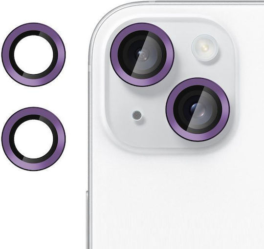 Kalebol Camera Protection Tempered Glass Purple for the iPhone 13 mini