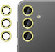 Kalebol Camera Protection Tempered Glass Gold for the Samsung Galaxy S25 FE 5G