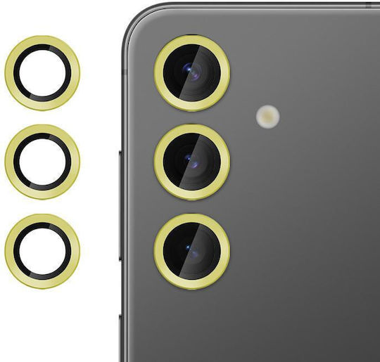 Kalebol Camera Protection Tempered Glass Gold for the Samsung Galaxy S25 FE 5G