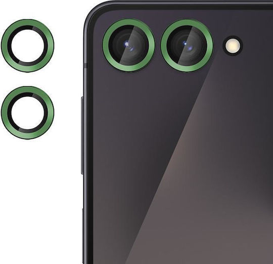Kalebol Camera Protection Tempered Glass Green for the Samsung Galaxy Z Flip7
