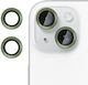 Kalebol Camera Protection Tempered Glass Green for the iPhone 13 mini