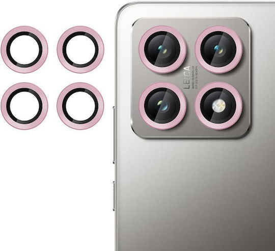 Kalebol Camera Protection Tempered Glass Pink for the Xiaomi 14T Pro