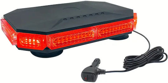 Car Beacon LED 12V 31cm with Red Lighting
