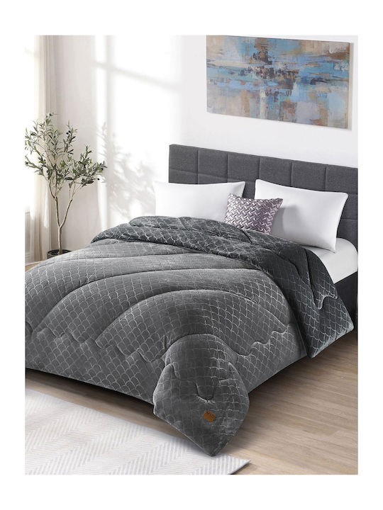 Madi Duvet Cover Single 160x220cm Lunora Anthra...