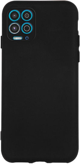 Edge S Umschlag Rückseite Silikon Schwarz (Motorola Moto G100)