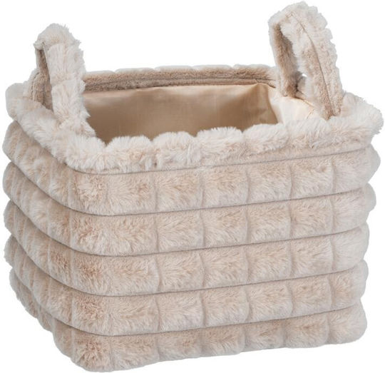Koopman Storage Basket Fabric Beige 2pcs