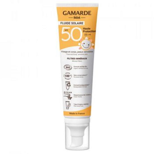 Gamarde Creme Solaire Sunscreen Face And Body Cream SPF50 100ml