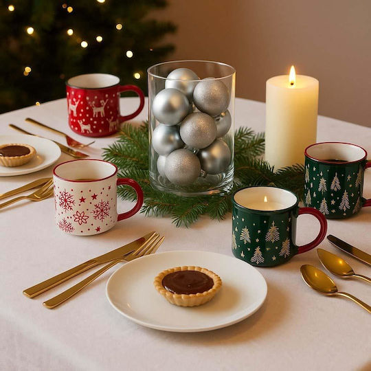 Next Schneeflocken Weihnachtliche Becher Keramik Weihnachtlich Becher Keramik