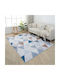 Homeone London Modern Velvet Bedroom Rugs Set 3pcs