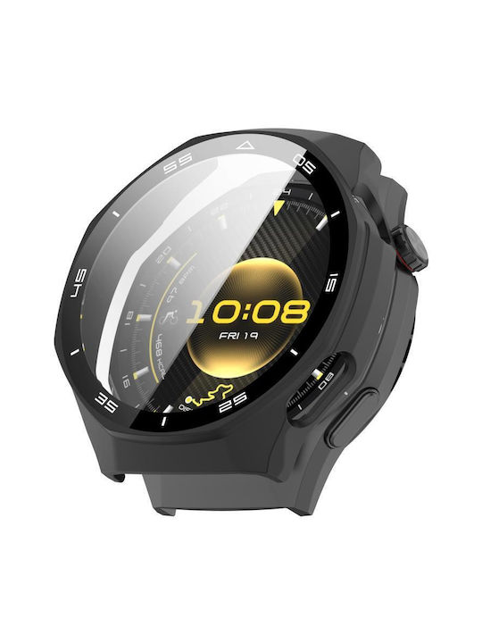 Tempered Glass Film Integrated Plastikhülle in Schwarz Farbe für Huawei Watch GT 6 Pro Tempered Glass Film Integrated Plastikhülle in Schwarz Farbe für Huawei Watch GT 6 Pro