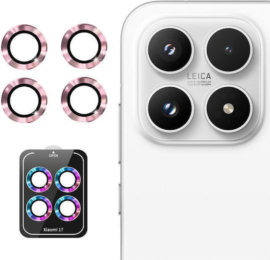 Enkay Hat-prince Camera Protection Tempered Glass Pink for the Xiaomi 17