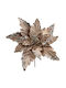 Flower Branch 23544 33cm Champagne