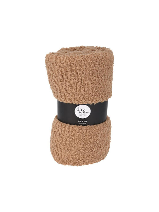 Next Κουβέρτα Fleece Μονή 150x120εκ. Ταμπά