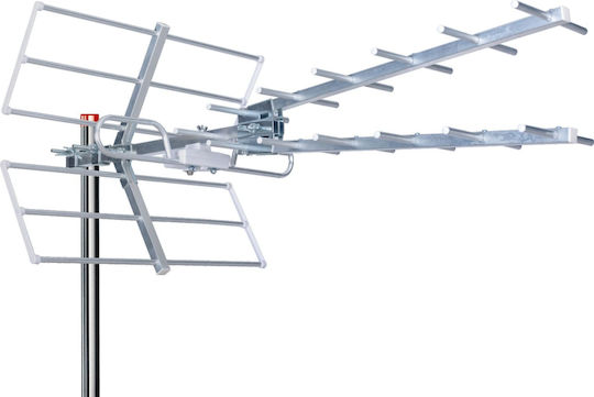 ATC 485 Yagi 11.5db Lte C48 5g 192776 Εξωτερική Κεραία Τηλεόρασης (δεν Απαιτεί Τροφοδοσία) Λευκή