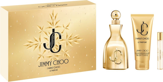 Jimmy Choo I Want Choo Дамски Комплект с Лосион за тяло 3бр