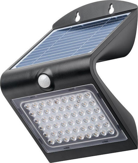Goobay Montat pe perete Lampă Solară 4W 125lm Alb Natural 4000K cu Senzor de Mișcare IP65