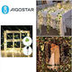 Aigostar Hanging Solar Light Garland with Warm White Light 2700K