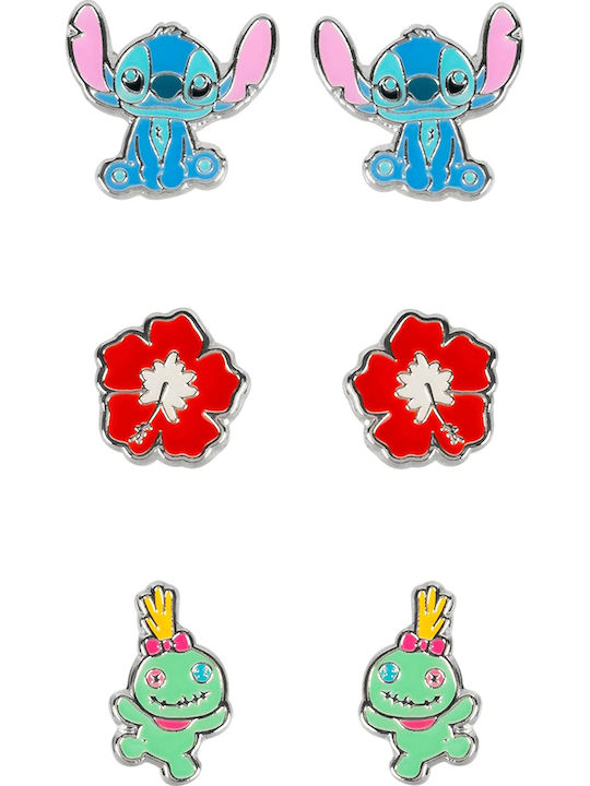 Kritsimis Lilo Stitch Хипоалергенни Studs