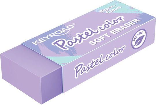 Keyroad Eraser Fun Pastel 4 Colours 1 Piece Kr972035 Purple