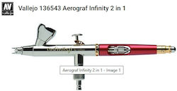 Infinity By Vallejo Two In One Nozzle Set 0.15 0.4 Mm Fine Line Cup 2 Infinity By Vallejo Two In One Nozzle Set 0.15 0.4 Mm Fine Line Cup 2