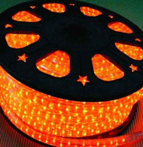 Christmas Light Tube Orange 220V Programmable 50m IP44