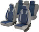 Set De Capace Pentru Scaune Auto Smartic Lux 11 Piese Compatibil Airbag Pliabil Material În 3 Straturi Albastru