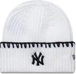 New Era New York Yankees Beanie Beanie Knitted in Beige color