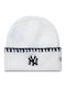 New York Yankees Beanie Γυναικείος Σκούφος Πλεκτός σε Μπεζ χρώμα