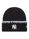 New York Yankees Beanie Feminin Căciulă Tricotat în culoarea Negru