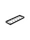 Yamazaki Inox Cabinet Dish Rack in Black Color 11x32x2cm