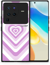 Husă Lilac Hearts Vivo X80 Pro 5G Husă Lilac Hearts Vivo X80 Pro 5G