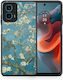 Бели Цветя Motorola G34 5g Калъф