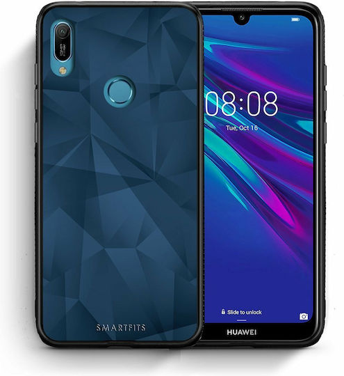 Husă Geometrică Albastru Abstract Huawei Y6 2019