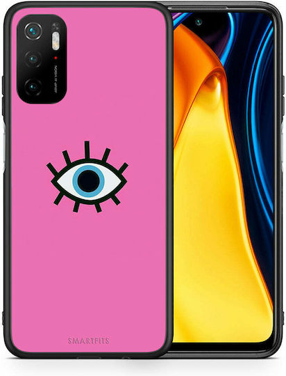 Husă Albastră Ochi Roz Xiaomi Poco M3 Pro