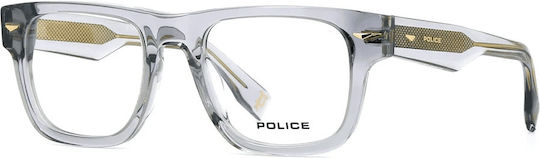 Police Vplq72v 04g0 52 Transparente Brillengestelle
