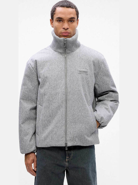 Jacket Puffer Grey Melange