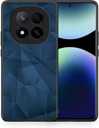 Geometric Blue Abstract Xiaomi Redmi Note 14 Pro Plus 5G Mobile Phone Case