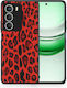 Animal Rote Leopard Realme 14X Handyhülle