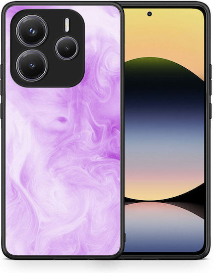 Акварелен Лавандулов Калъф за Мобилен Телефон Xiaomi Redmi Note 14 5g