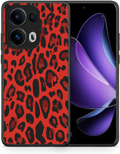 Animal Red Leopard Oppo Reno13 Pro Case