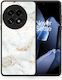 White Gold Marble OnePlus 13 Case